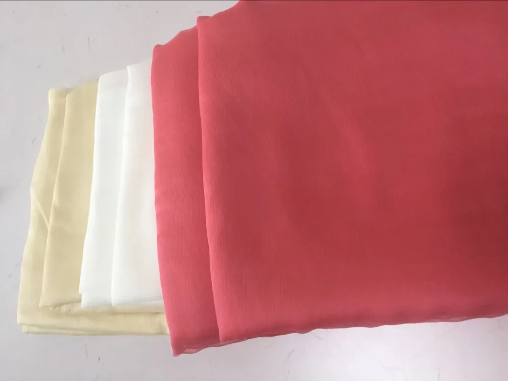 crinkle georgette remnant