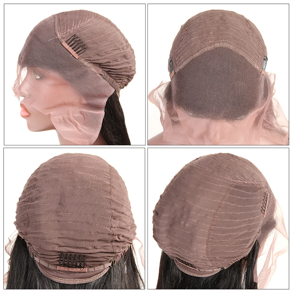 Бразильская глубокая волна Синтетические волосы на кружеве парик 13x4 Синтетические волосы на кружеве человеческих волос парики для волос с детскими волосами Реми Западный поцелуй парик для черных Для женщин
