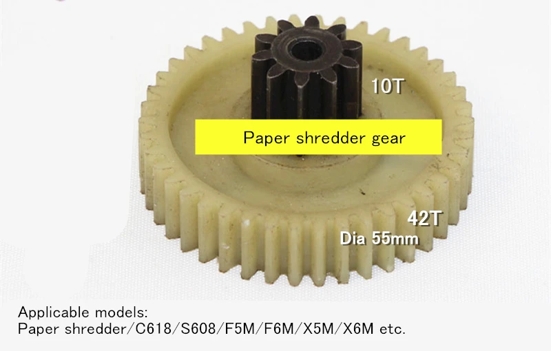 Нанесите на 618 F5M F6M X5M X6M уничтожитель бумаг шестерни, 608 H5M G5M рыболовные принадлежности шестерни