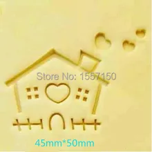 Дом шаблон Мини diy мыло штамп chaprter печать 4,3*5 см ZZ044