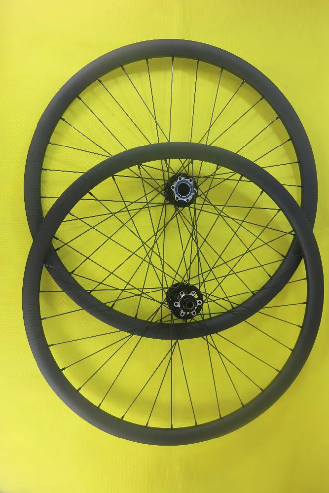 Комплект колес из углеродного волокна 650B MTB XC UD матовые Глянцевые колеса 12K 3K с