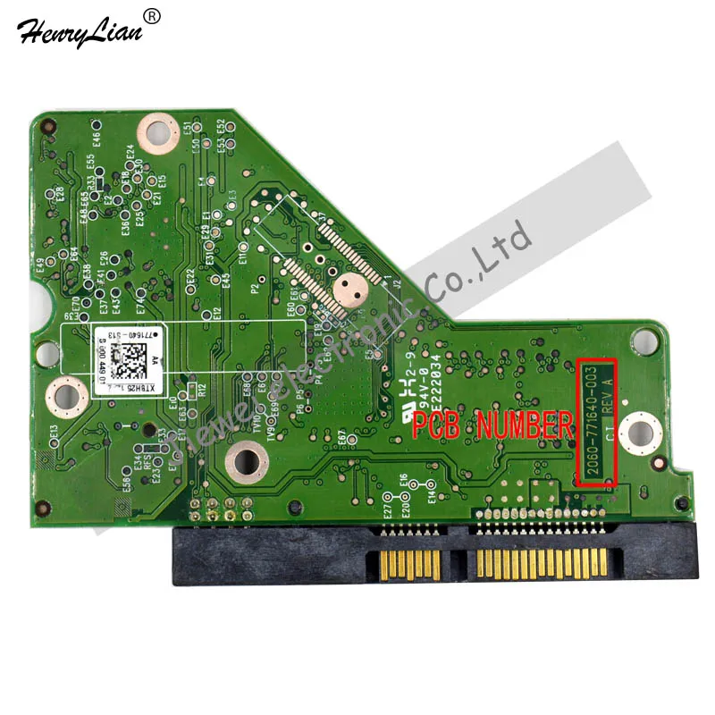 HDD PCB для/логической платы/платы номер: 2060-771640-003