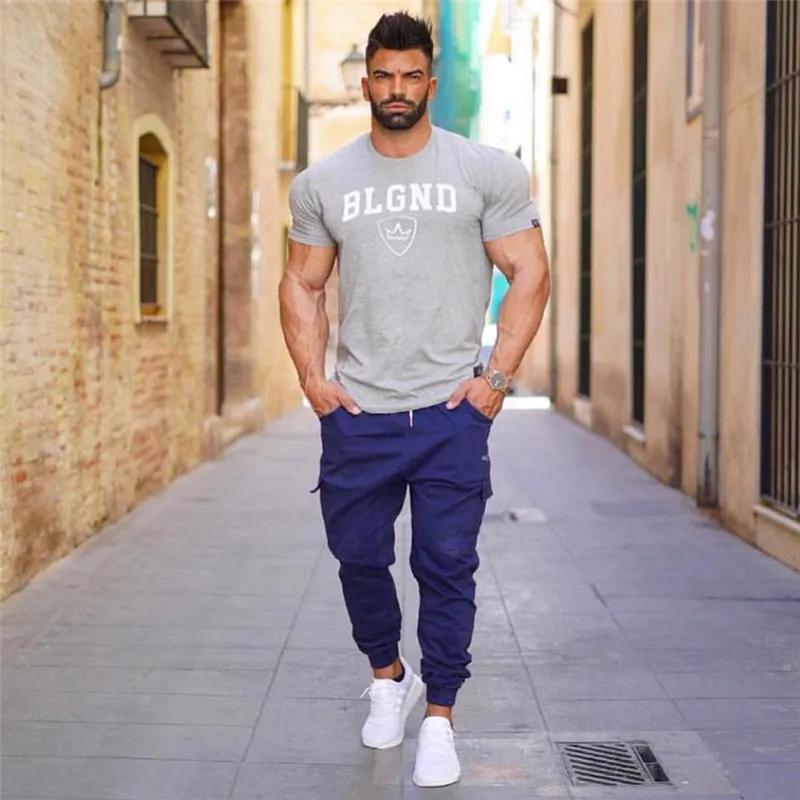 Summer t-Shirt Men Casual Short Sleeve- (3)