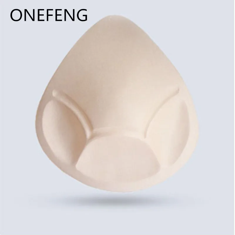 

ONEFENG Women Summer Swimsuit Padding Inserts Sponge Foam Bra Pads Chest Cup Breast Bra Bikini Insert Chest Pad