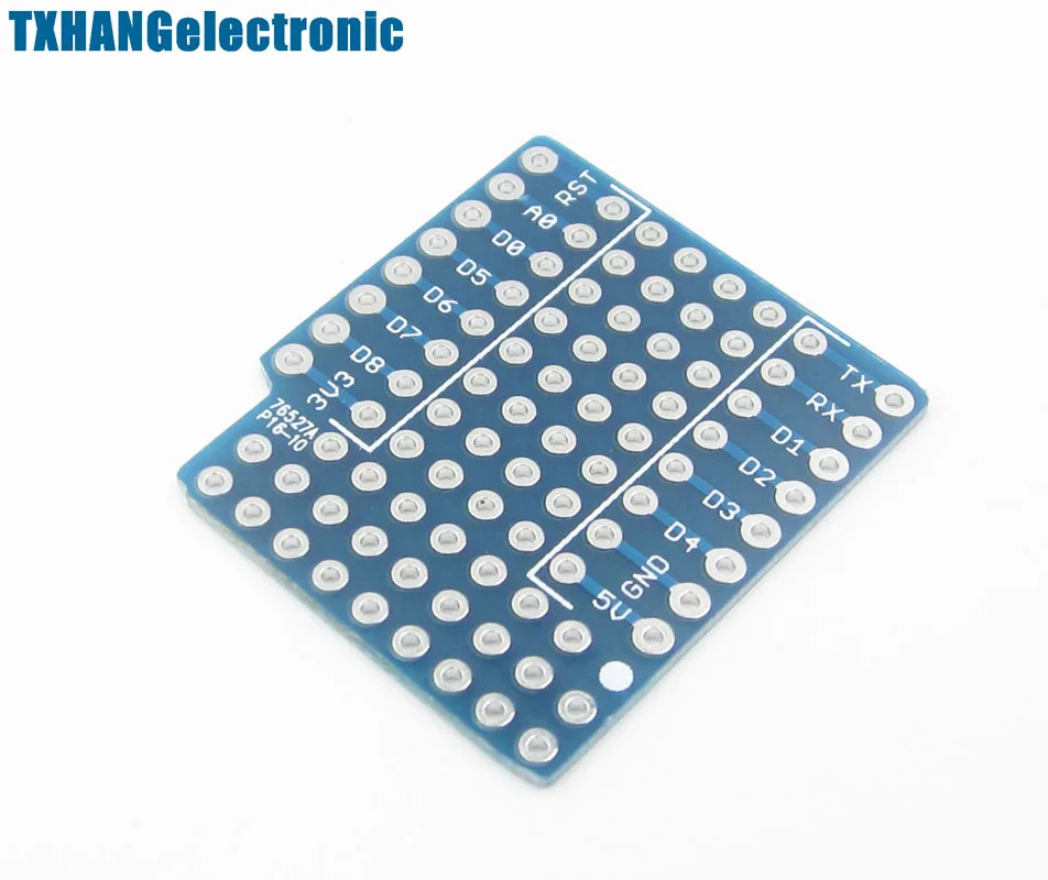 ProtoBoard Shield for WeMos D1 mini double sided perf board Compatible (3)