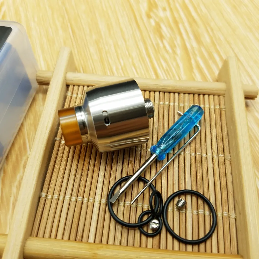  CYAN SXK Krma RDA Atomizer with BF Pin 316 Stainless Steel 22mm Diameter Vaporizer Tank vs Reload X