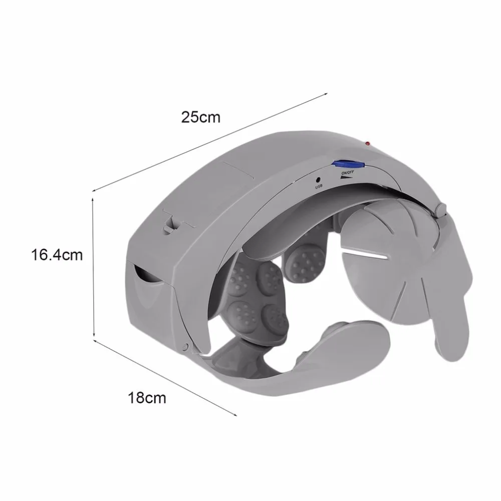 Горячая Humanized дизайн Электрический массажер для головы массаж мозга расслабить легко акупунктурные точки устройство модный стиль забота о здоровье питания