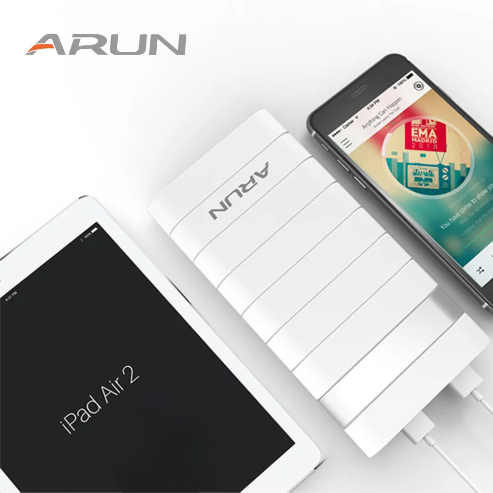 ARUN FS Max power Bank 20000 мАч внешний аккумулятор для смартфона|bank mah|bank 20000power bank |