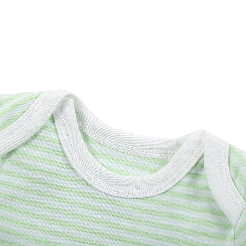 DH16109 Summer Baby Boys Bodysuits 5 Pieces Cotton Short Sleeve Sailboat Print Baby Girl Clothing Set Newborn Jumpsuit Clothes (4)
