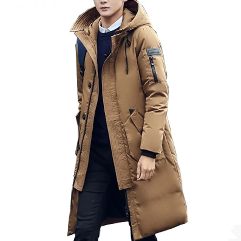 Inverno Hommes Masculina Jaquetas navy Homme Neige Haute Veste Marque Vêtements Cottonparkas Black Blue Porter 601 khaki Qualité Hiver Manteaux Long fvmYy6gIb7