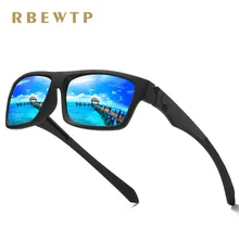 RBEWTP Для Мужчин Поляризованные женские очки для вождения с квадратным Огилви солнцезащитные очки UV400 Gafas De Sol для Для мужчин