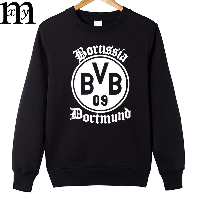 New Borussia Dortmund BVB Men Foot ball So ccer Men s Long Sleeve Autumn Winter Sweatshirt