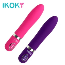 IKOKY Heating Dildo Vibrator Medical Silicone G-spot Massage Erotic 10 Speed Magic Wand Sex Toys for Women Clitoris Stimulator
