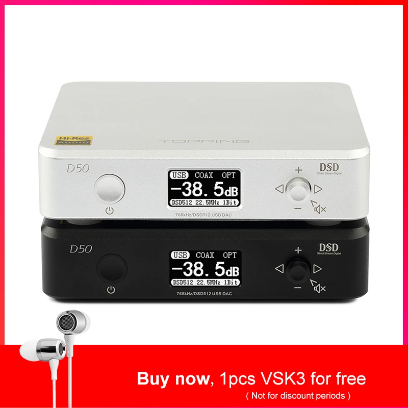 Топпинг D50 USB ЦАП Мини HIFI аудио декодирование индивидуальные Thesycon драйвер ES9038Q2M