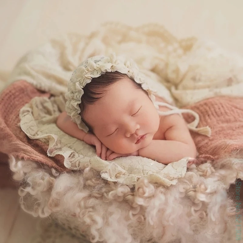 Необычный стиль born Baby крючком кружевная подушка с памятью Младенческая Студийная фотосъемка реквизит Прямая поставка
