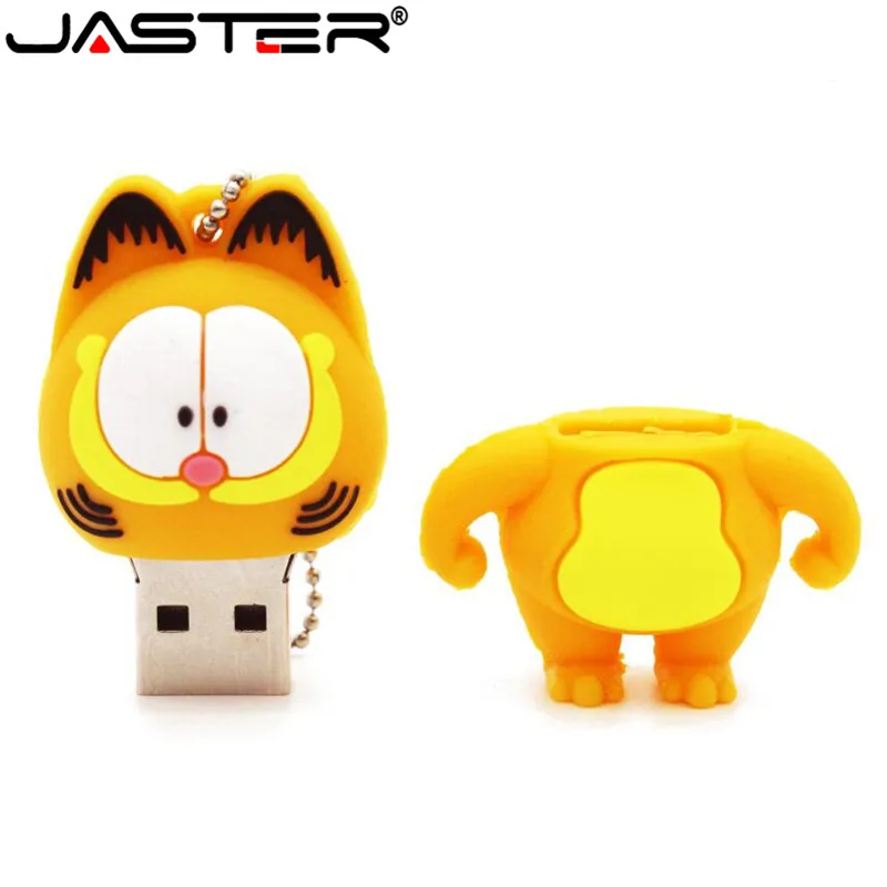 USB флеш память JASTER Mini Garfield Series Pendriver2.0 4 ГБ 8 16 32 64 ГБ|USB флэш-накопители| |