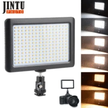 A almofada de jintu 192 3200 k-6000 k temperatura de cor conduziu a luz de vídeo para canon 650d 750d 800d 70d 80d nikon d5500 d5400 d3400 d3300 d750