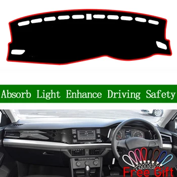 

For Volkswagen bora 2019 Right Hand Drive Dashboard Cover Car Stickers Sun Shade Dash Mat Carpet Interior Accessories