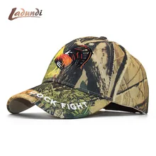 LADUNDI Открытый Камуфляж вышивка петух бейсболки для женщин мужские приспособленные рыболовные солнечные шляпы gorras 6 Панель камуфляжная Спортивная Кепка