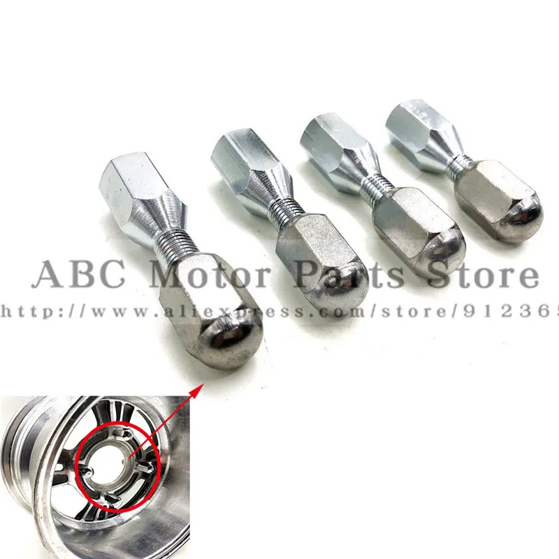 Atv accessories quad aluminum rim 10" 12" 14"wheel screw 10mm M10*1.25