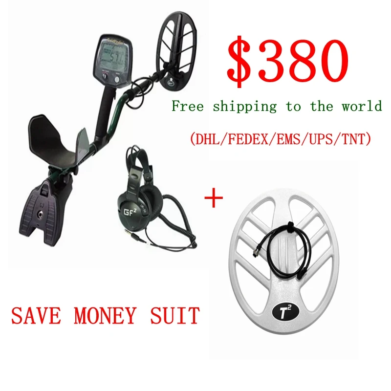 Buy Best Gold Metal Detector Precious Treasure Finder For Underground Gold Detector Gf2 With 2 Coils Online In Kuwait 32850622984