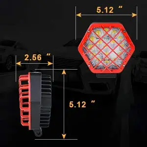 2 шт. Led рабочее освещение автомобиля кубики " 48 Вт 5D 4800LM внедорожный свет Противотуманные фары для вождения пятно света водонепроницаемый для грузовика джип лодки внедорожник