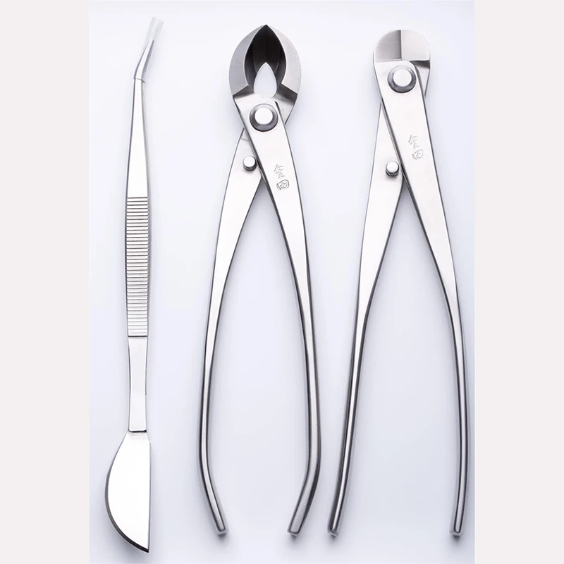 

3 PCS Bonsai tool Set JTTK-23 Wire Cutter / Round Edge Cutter / Bonsai Tweezers Master Grade Bonsai Tools Excellent Quailty