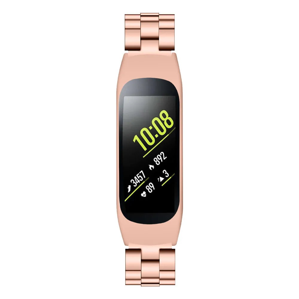 Модный ремешок для часов для samsung Galaxy Fit-e SM-R375 R375 смарт-браслет для мужчин и женщин Замена t из нержавеющей стали ремешок для часов