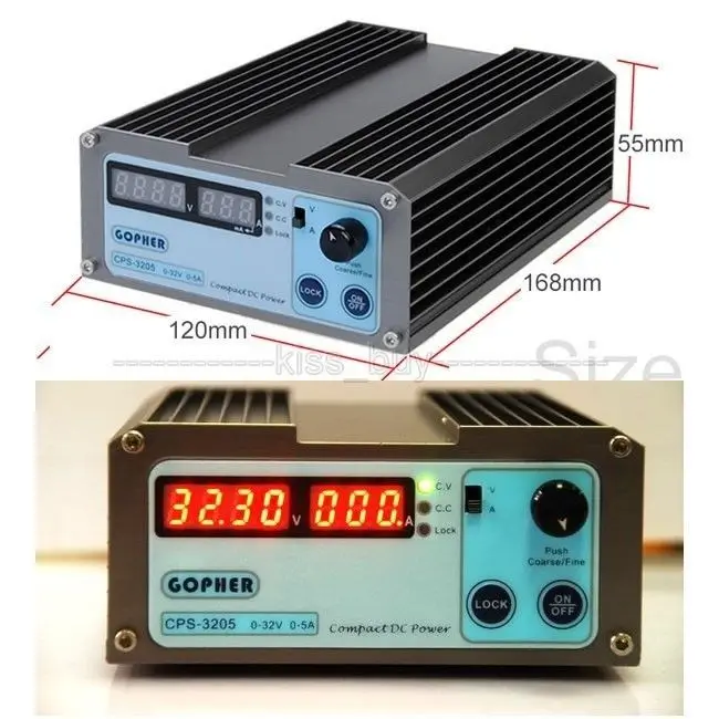 

Portable AC 110V/220V to 0-32V 5A Precision Adjustable Voltage current DC Digital Switching Power Supply 5V 12V 19V 24V supply