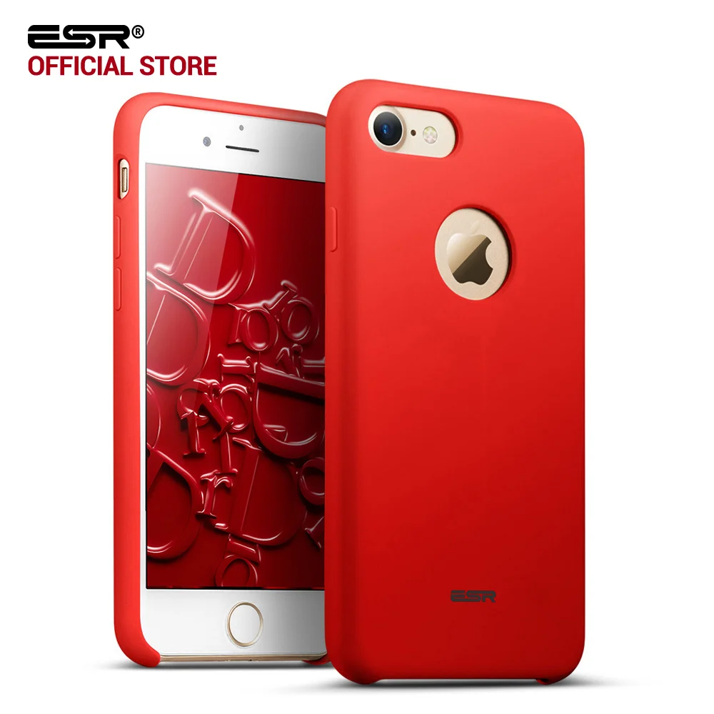bilder für Fall für iPhone 7, ESR Silikon Drop Schutz Slim Fit Seidig Weich-touch Schutzhülle Hülle tasche für iPhone 7 4,7 zoll bilder für Fall für iPhone 7, ESR Silikon Drop Schutz Slim Fit Seidig Weich-touch Schutzhülle Hülle tasche für iPhone 7 4,7 zoll