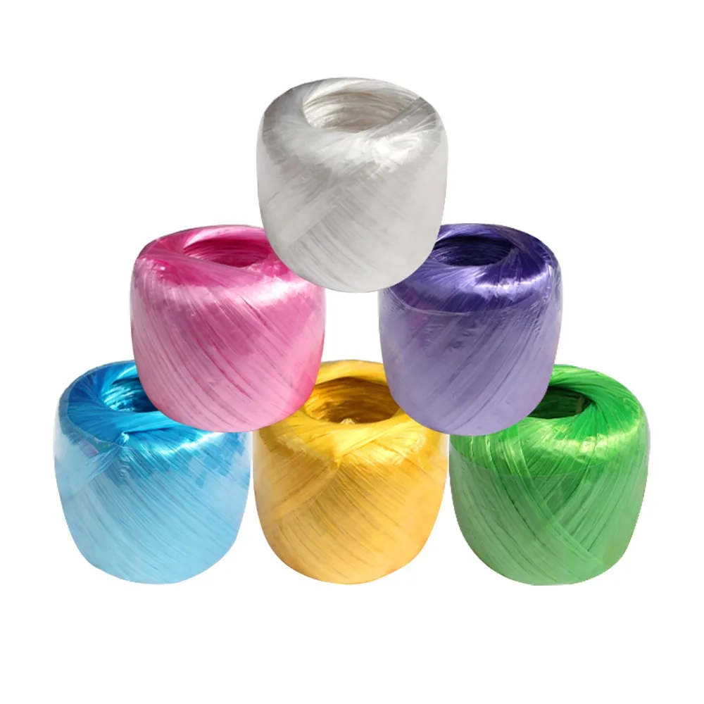 Brand new plastic rope strapping rope packing rope tear film straw rope for outdoors activity