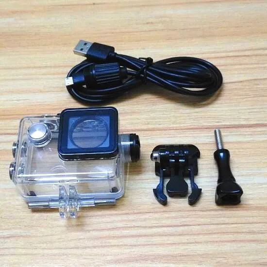 accessoires de caméra boîtier coque de câble usb pour sjcam air eken pour moto clown fish