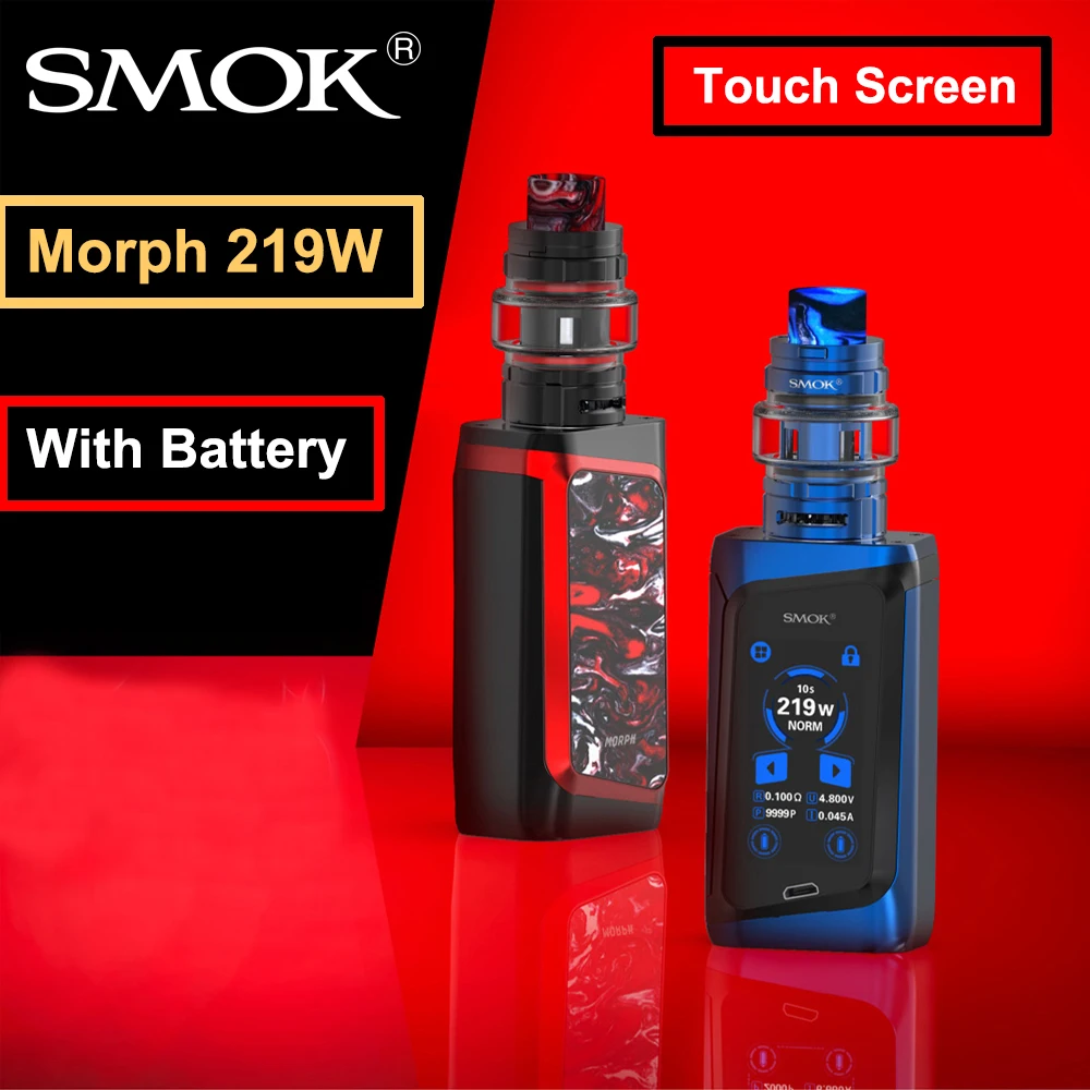 Набор для вейпа SMOK MORPH электронная сигарета с испарителем 6 мл баком TF сенсорным