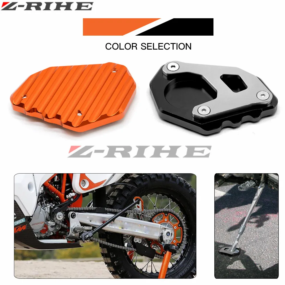 For KTM 1050 1090 1190 Motorcycle Kickstand Foot Side Stand Extension Pad Support Plate For KTM