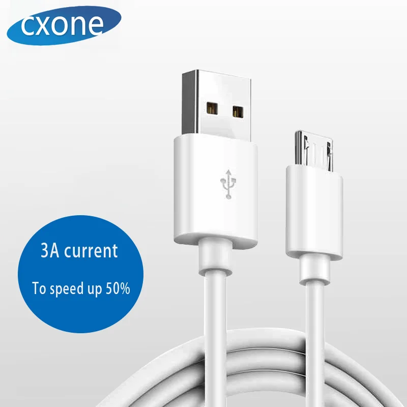 

CXONE Micro USB Cable Fast Charge USB Data Cable for Huawei Samsung Xiaomi LG Tablet Android Mobile Phone USB Charging Cord