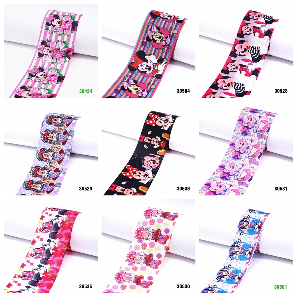 

Free shipping 2019 new arrival ribbons Hair Accessories ribbon 10 yards printed grosgrain ribbons 30581