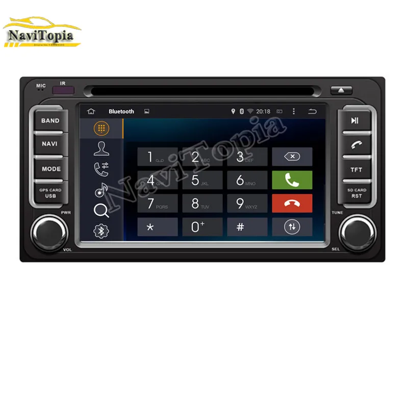 Discount NAVITOPIA 6.2 Inch 4G RAM 32G ROM Octa Core Android 9.0 Car DVD GPS for Toyota RAV4 for Toyota FJ Cruiser for Toyota Alphard 5
