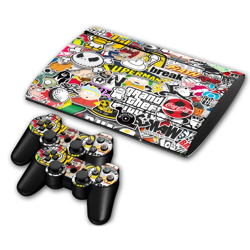 Pegatina de Graffiti Booming Boom Skin para PS3 Slim 4000 PlayStation 3,  consola y controladores para PS3, vinilo adhesivo|Adhesivos| - AliExpress