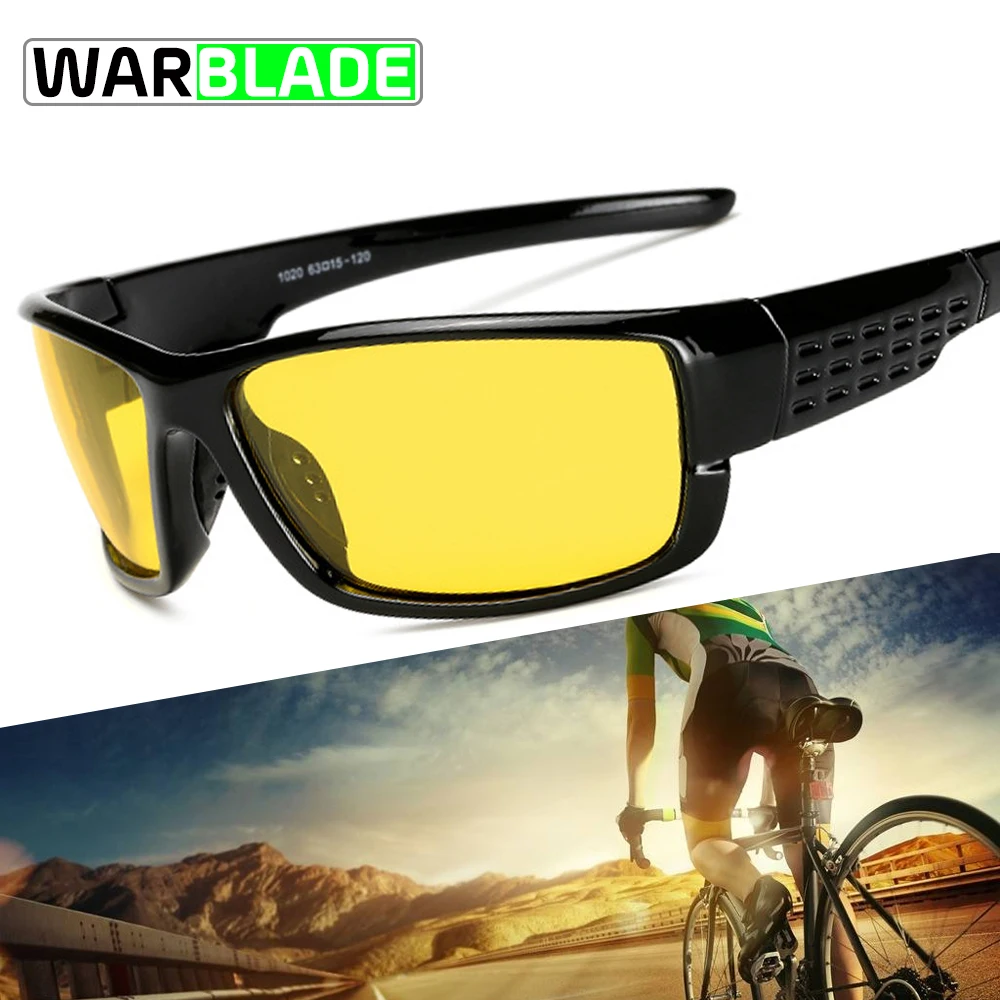 Для мужчин, очки для велоспорта, Для женщин UV400 ультра легкий спорт на открытом воздухе очки для защиты от ветра горные велосипедные солнцезащитные очки Gafas - Цвет: night vision