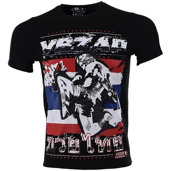 

2018 VSZAP Boxing T shirt Men MMA Gym Kickboxing Muay Thai Boxing Training Cotton Breathable Comfortable Mma Shorts Fight Pant