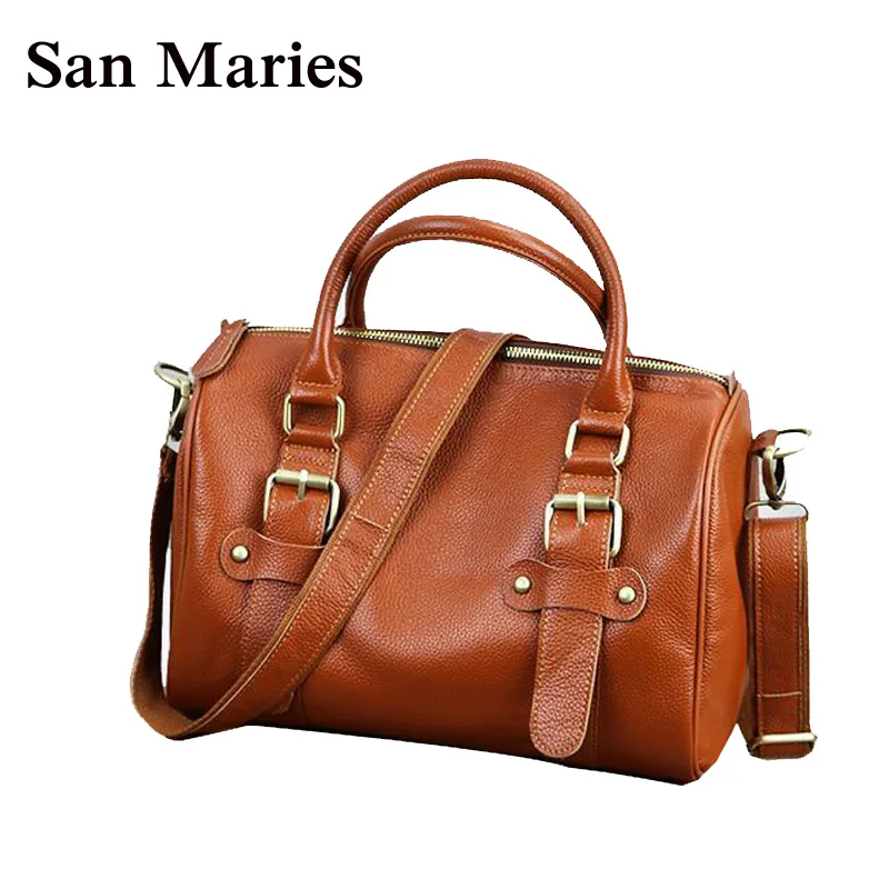 San Maries Ladies Boston Bag Messenger Bags For Wo...