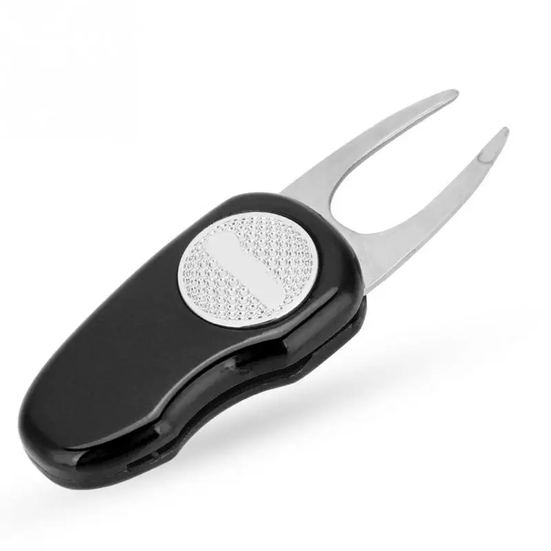 1 Pcs Folding Golf Divot Tool with Detachable Ball Repair Tool Pitch