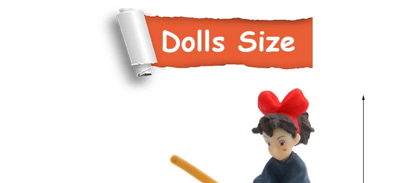 Kiki JiJi Black Cats Action Figures Japan Anime Kiki's Delivery Service Model Dolls Decor Figurines Toys Landscape Cartoon Gifts_01