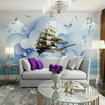 

Custom Photo Wallpaper Mural Children's Room Living Room Bedroom Home Decor Wall Papers 3D Self Adhesive Vinyl / Silk Wallpaper