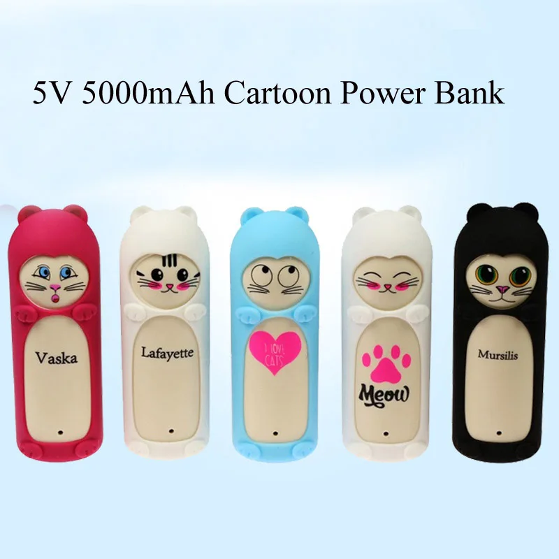 Soravess Cartoon Shape 5v аккумуляторная батарея Power bank 500mAH литий-ионная литиевая