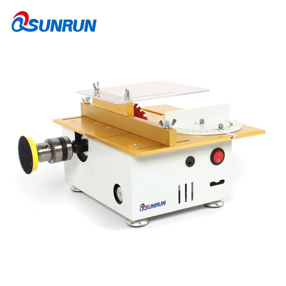 DIY Multi-function Miniature Table Saw Woodworking Sawing Saws Cutting Model Saw Cutting Machine Grinding/Polishing/Cutting