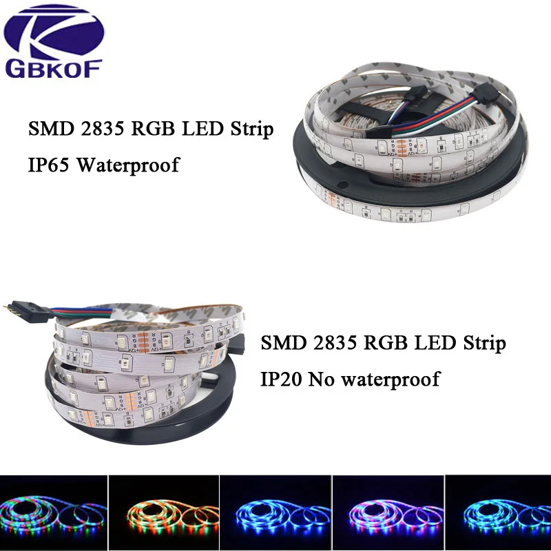 Горячая RGB Светодиодная лента 3528 Гибкая полоса света DC12V 5 м 300led + 24key ИК пульт