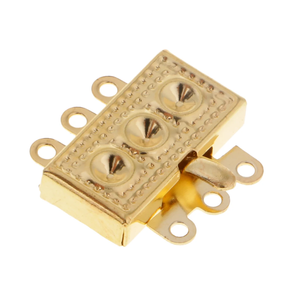 10pcs Metal Bracelet Necklace Jewellery Findings Connectors Box Clasps Buckles DIY Crafts Jewelry