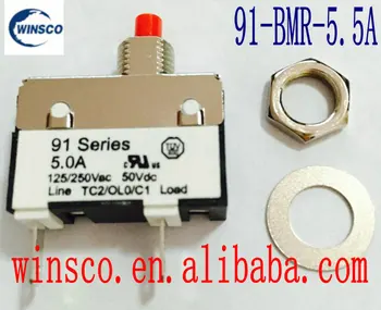 

91-BMR-5.5A 100% NEW KUOYUH 5.5A CIRCUIT BREAKER 91 SERIES 5.5A 20PCS/LOT