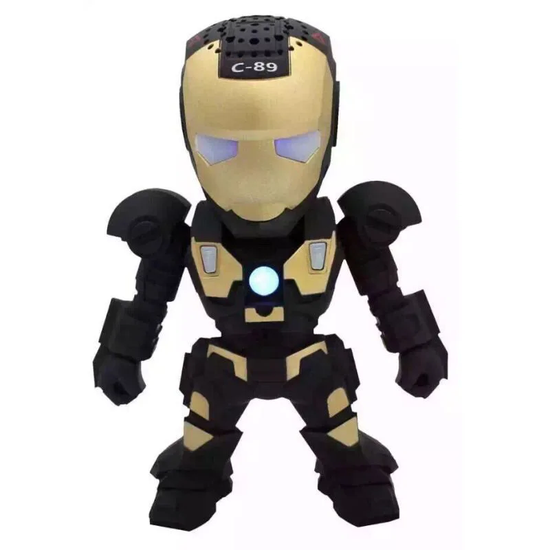 Wholesale Iron Man Bluetooth Mini Speaker LED Light Wireless Portable Loudspeaker Carton Sound Box USB TF MP3 Music Player FM bluetooth-music-player : image Wholesale Iron Man Bluetooth Mini Speaker LED Light Wireless Portable Loudspeaker Carton Sound Box USB TF MP3 Music Player FM bluetooth-music-player